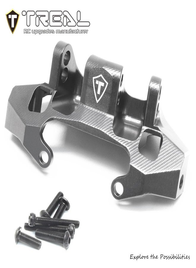 TREAL Aluminum 7075 Rear Upper Link Riser Mount for Axial Capra Currie F9 1/10 RC Crawler(Gray) - Image 2